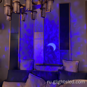 Украшение детской комнаты Звезда Луна Проектируемое ночное свет дистанционное управление 7,5 Вт светодиодное проекция